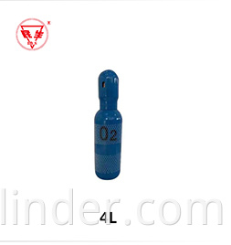 40l oxygen gas cylinder used for industry and medical